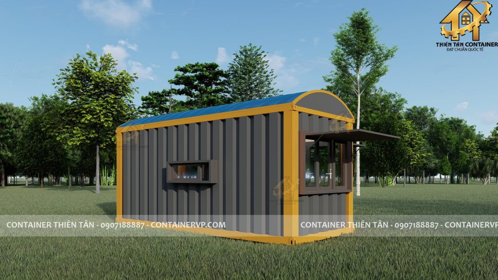 Container mẫu 36 – Mái vòm lạ mắt – Container Thiên Tân