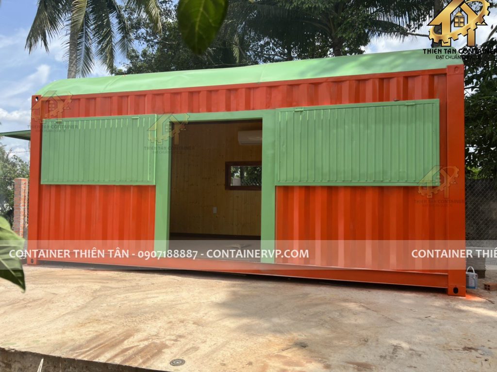 Container mẫu 36 – Mái vòm lạ mắt – Container Thiên Tân