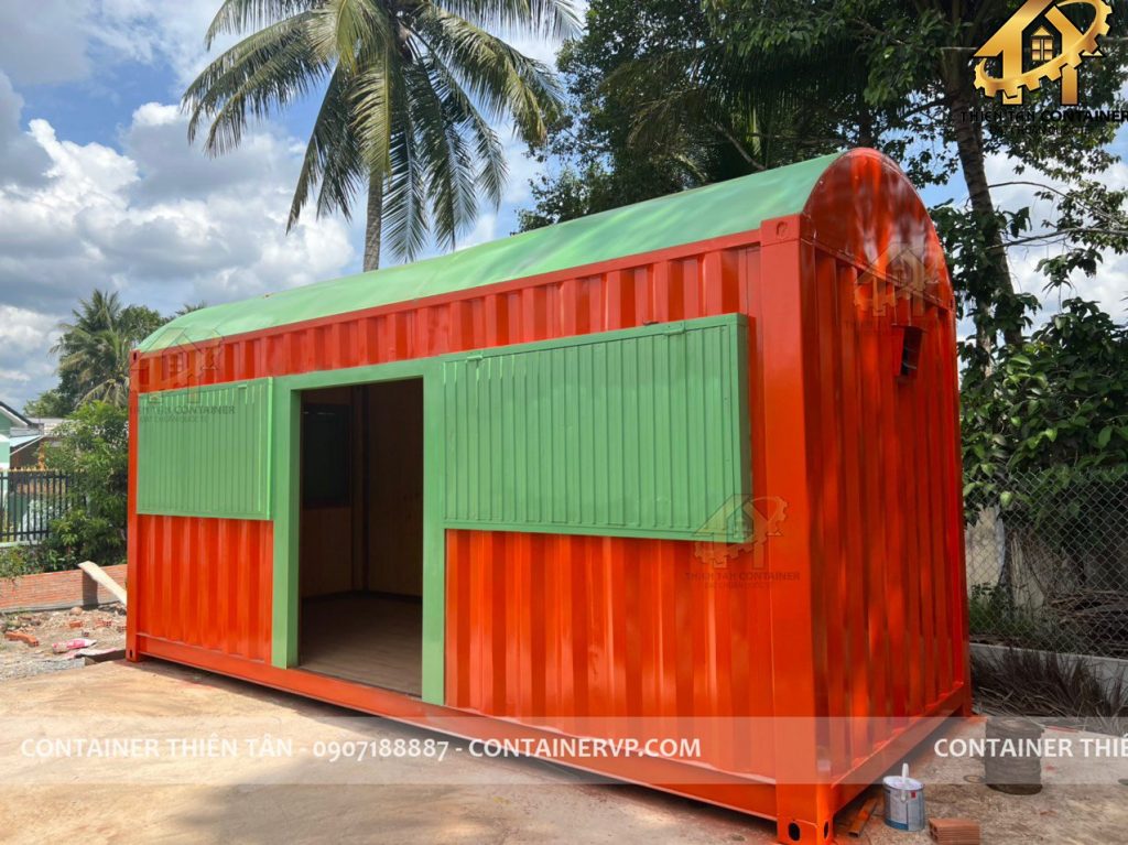 Container mẫu 36 – Mái vòm lạ mắt – Container Thiên Tân